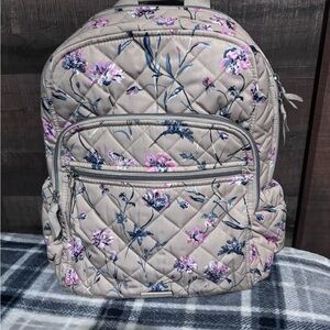 Vera Bradley Women's Performance Twill Campus Backpack, Black, One Size